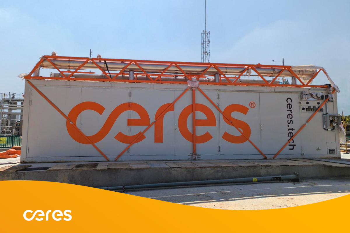 Cerers Shell Shell - Ceres MW Scale Electrolyser Project Produces First Hydrogen ...