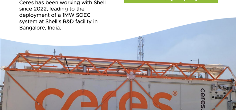 Soec Container Module Ceres sign agreement with Shell to design a SOEC Module - Ceres Power ...